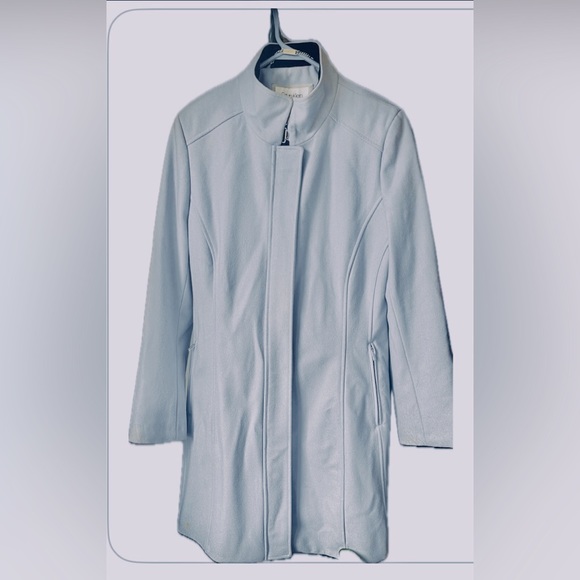 Calvin Klein Wool Coat - Picture 2 of 12